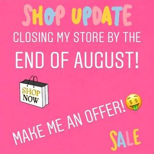 Closing end off August! Make me an offer 💕💖